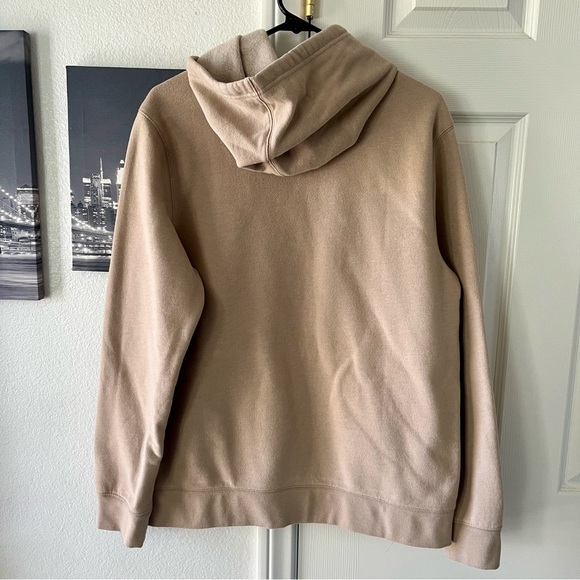 Tek Gear Men’s Hoodie Ultrasoft Fleece Medium Khaki - Picture 2 of 4